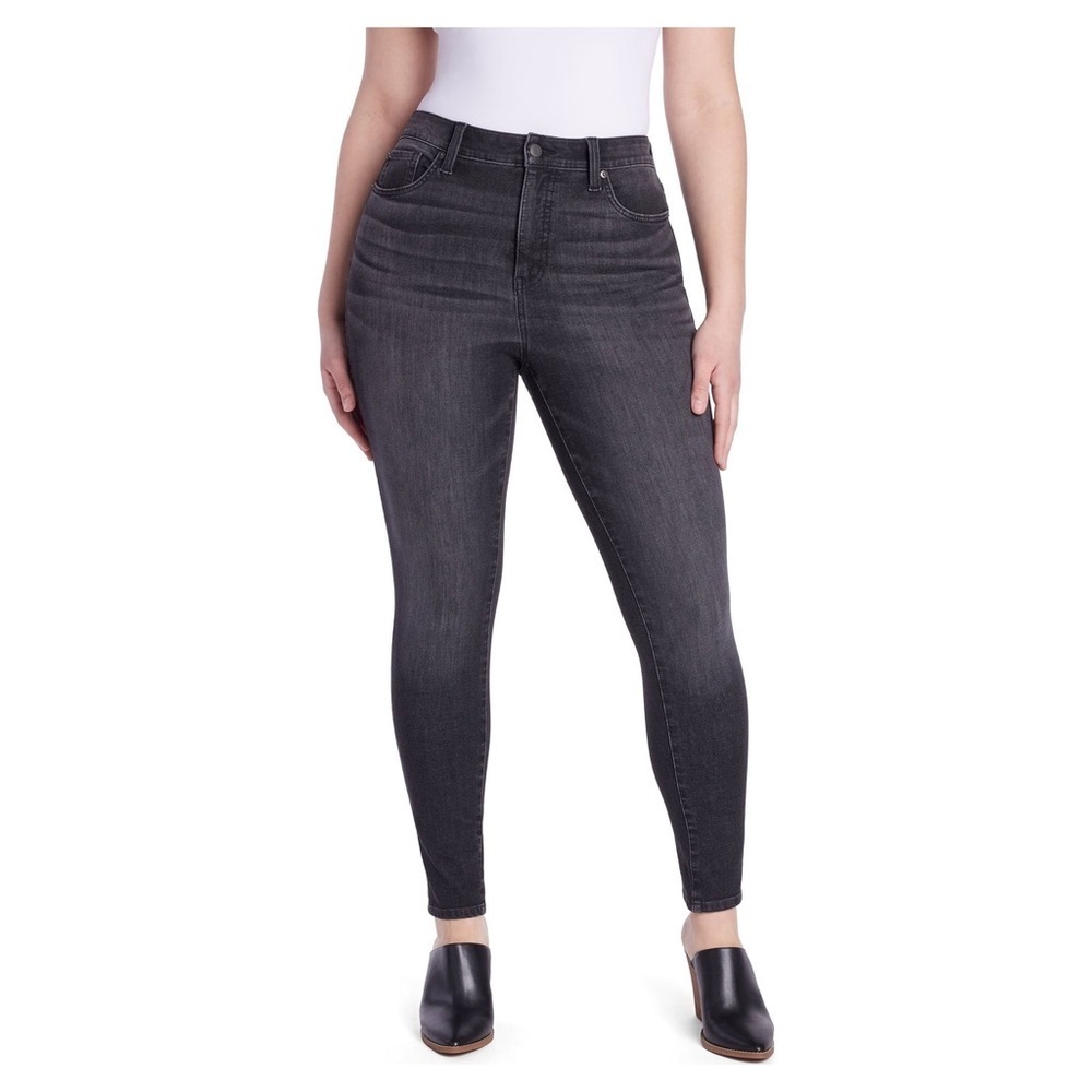 ❄️ Time & Tru | High Rise Curvy Skinny Jeans Black Size 10